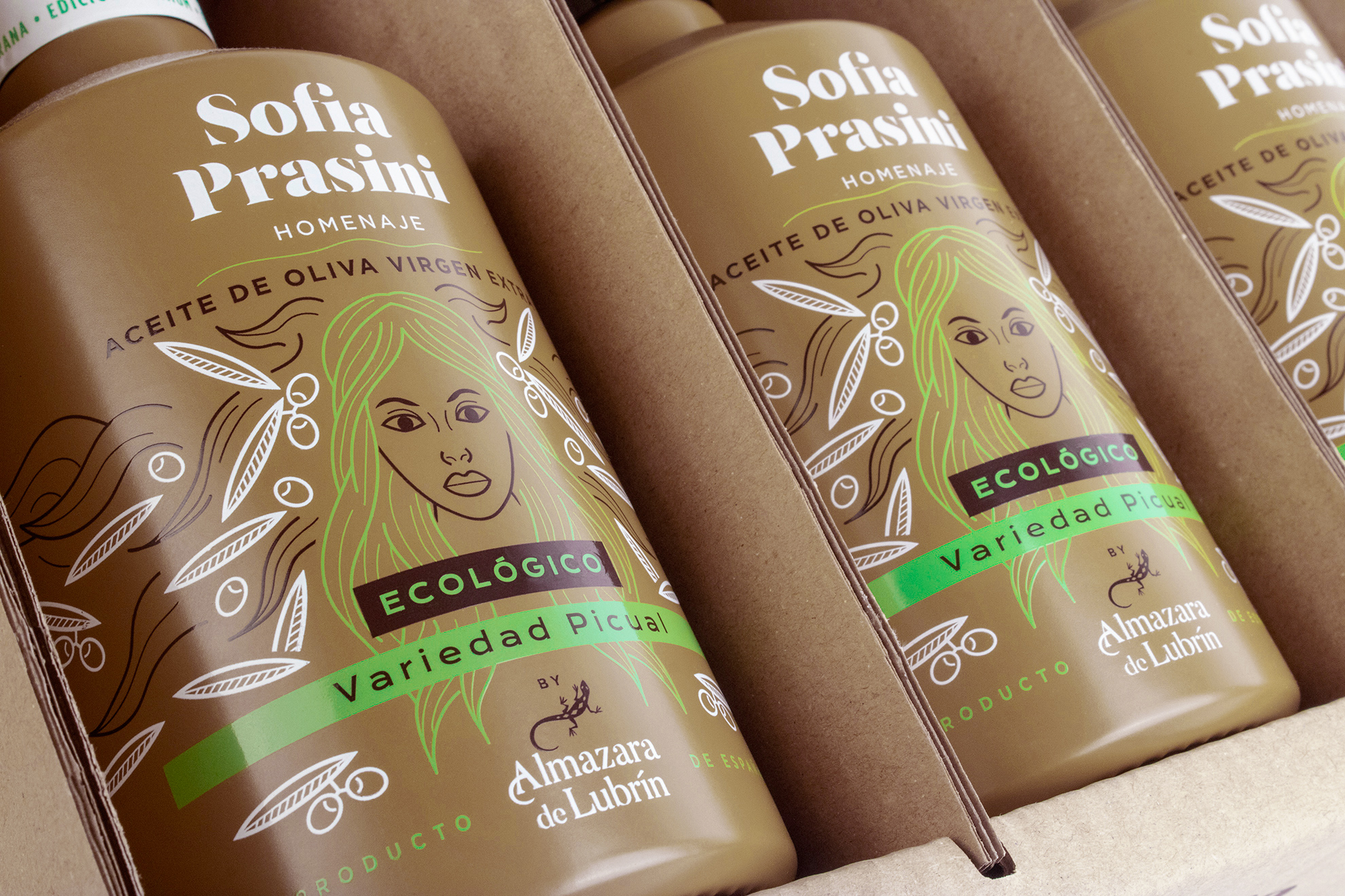 Sofía Prasini diseño de envase para aceite de oliva Sofía Prasini diseño de envase para aceite de oliva