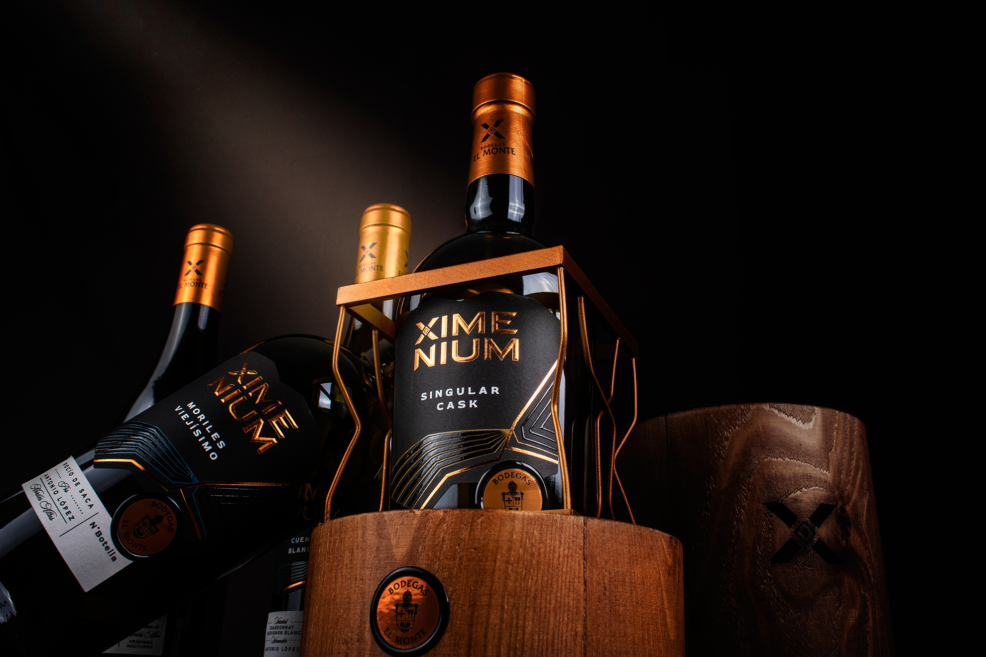 Ximenium raíces únicas Fylgia diseño de packaging para vino